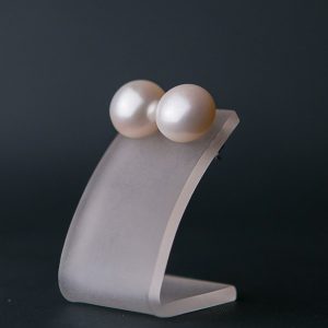 Pearl Stud Earrings, medium
