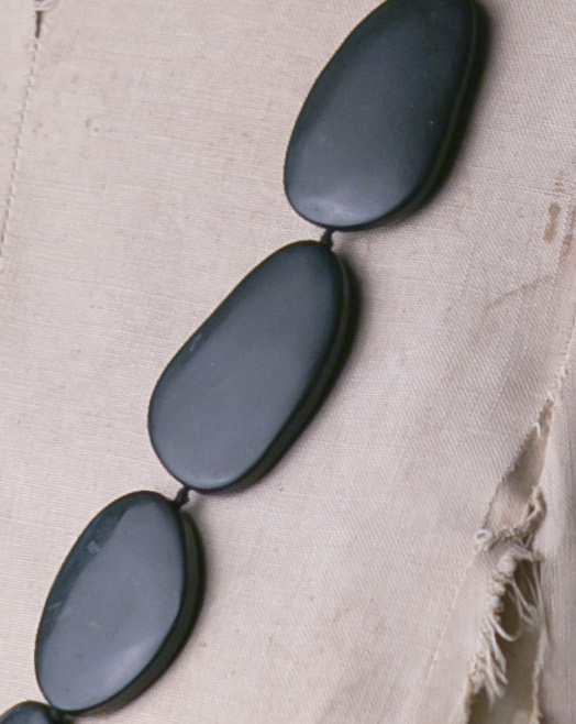 Matt Black Onyx Free-form Necklace - Image 2