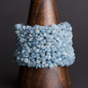Knitted Amazonite Bracelet