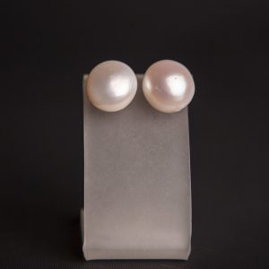 Pearl Stud Earrings, large