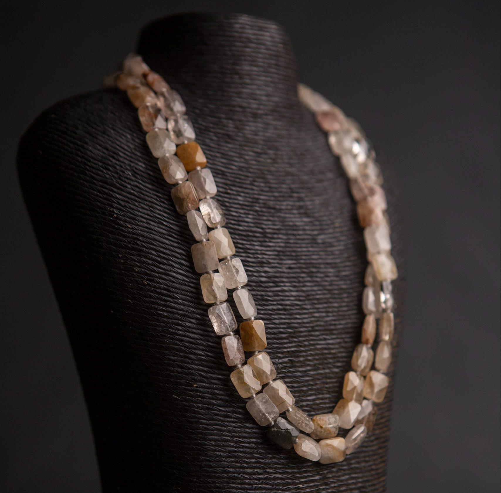 rutilated quartz faceted Flapper, rectangle - Image 5