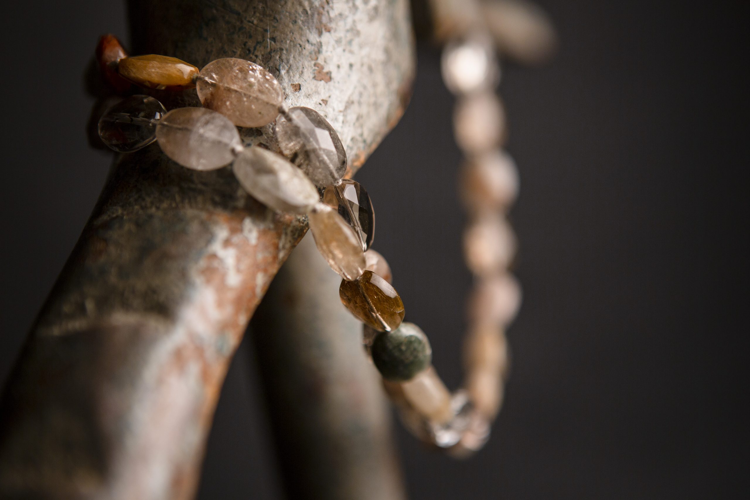 rutilated quartz faceted Flapper, rectangle - Image 2