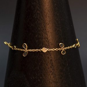 Diamond Slice gold vermeil bracelet