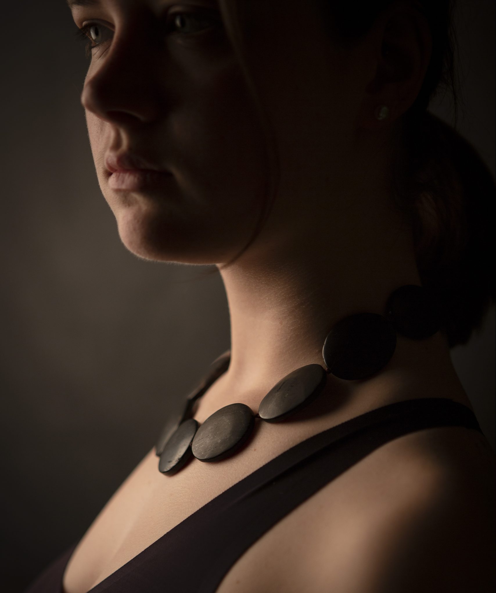 Matt Wood Opalite Necklace - Image 7