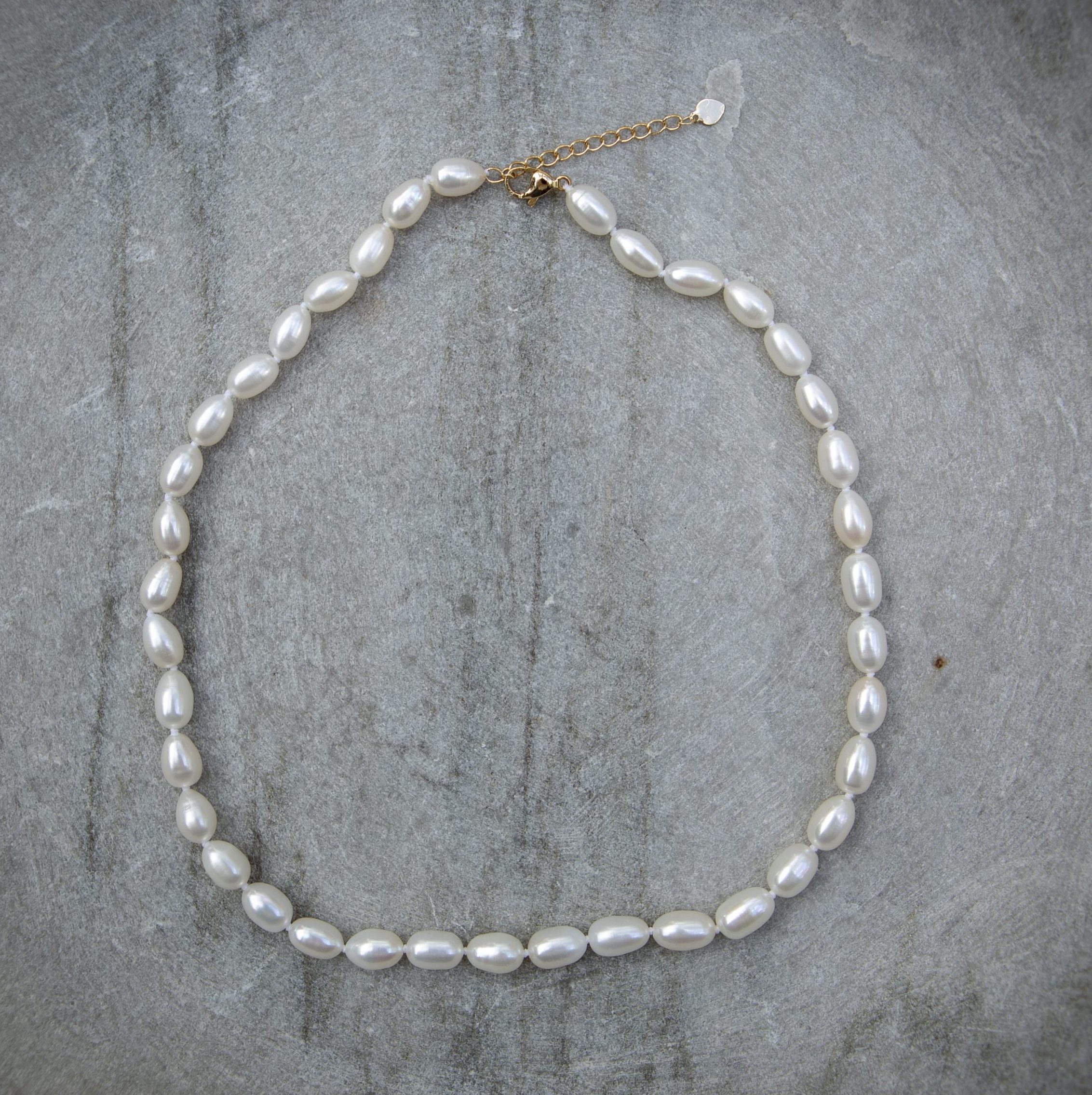 pearl necklace, small 7mm - Image 3