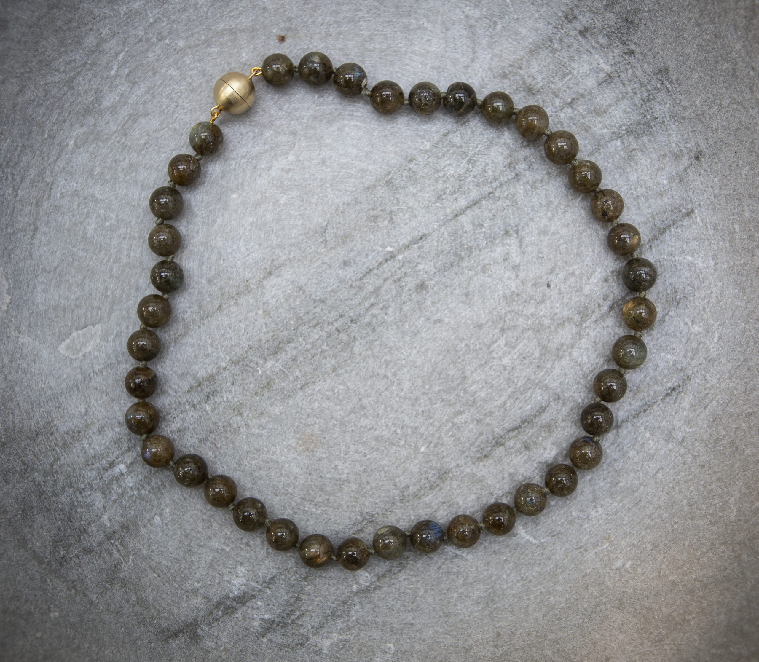 labradorite ball necklace - Image 3