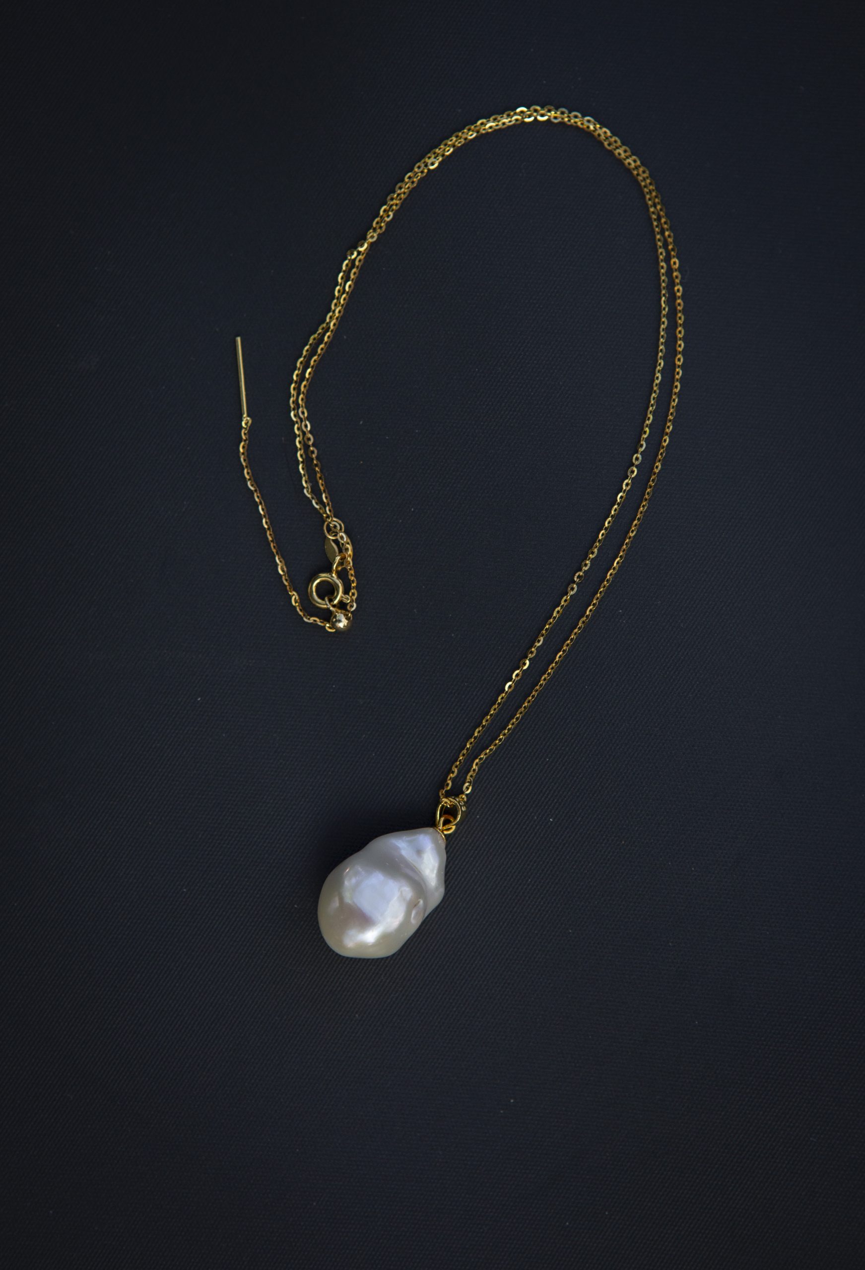giant baroque pearl pendant necklace - Image 4